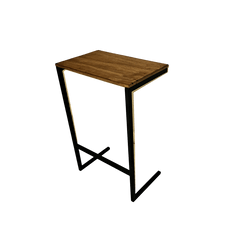 mesa de apoio lateral industrial pinus sveinn - My Store