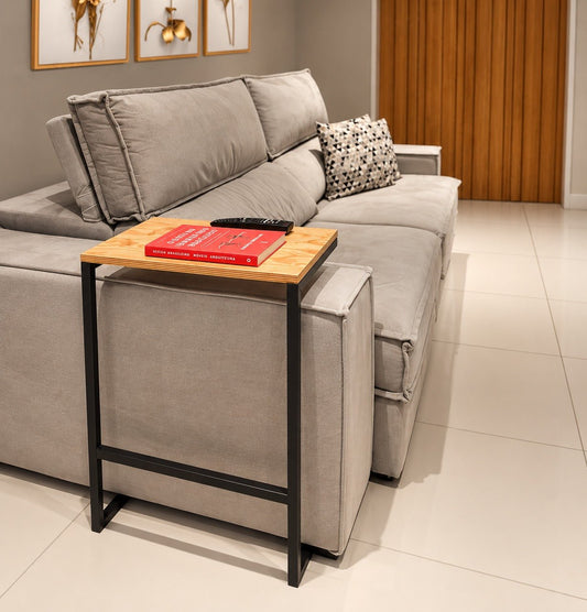 Mesa de apoio lateral industrial Sveinn - MetaloArt