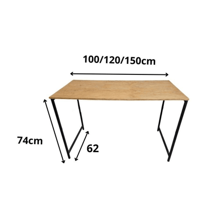Mesa de Escritório Industrial Tribe - MetaloArt