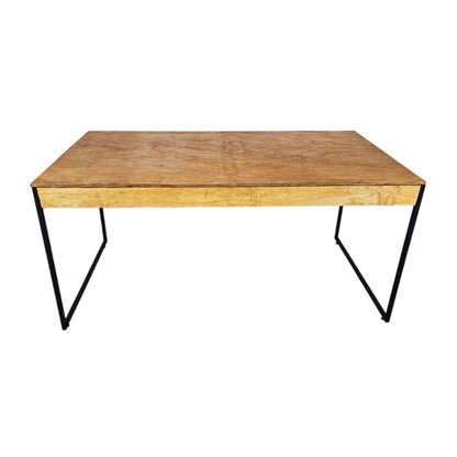 Mesa De Jantar Estilo Industrial Rústica - MetaloArt