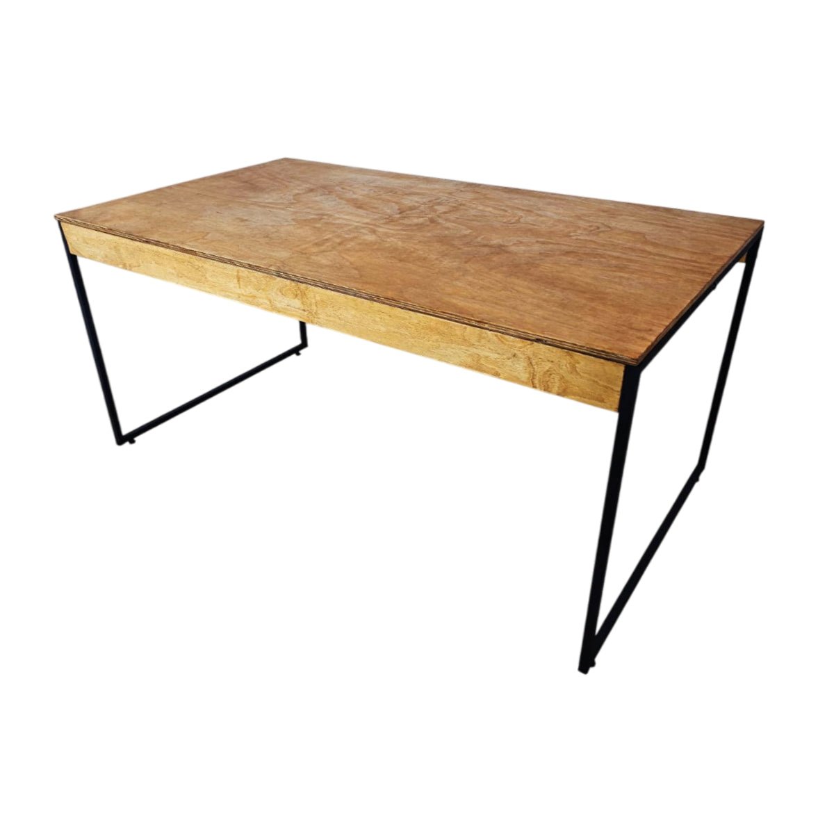 Mesa De Jantar Estilo Industrial Rústica - MetaloArt