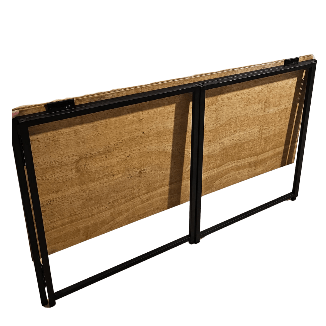 Mesa Dobrável Estilo Industrial Onix - MetaloArt