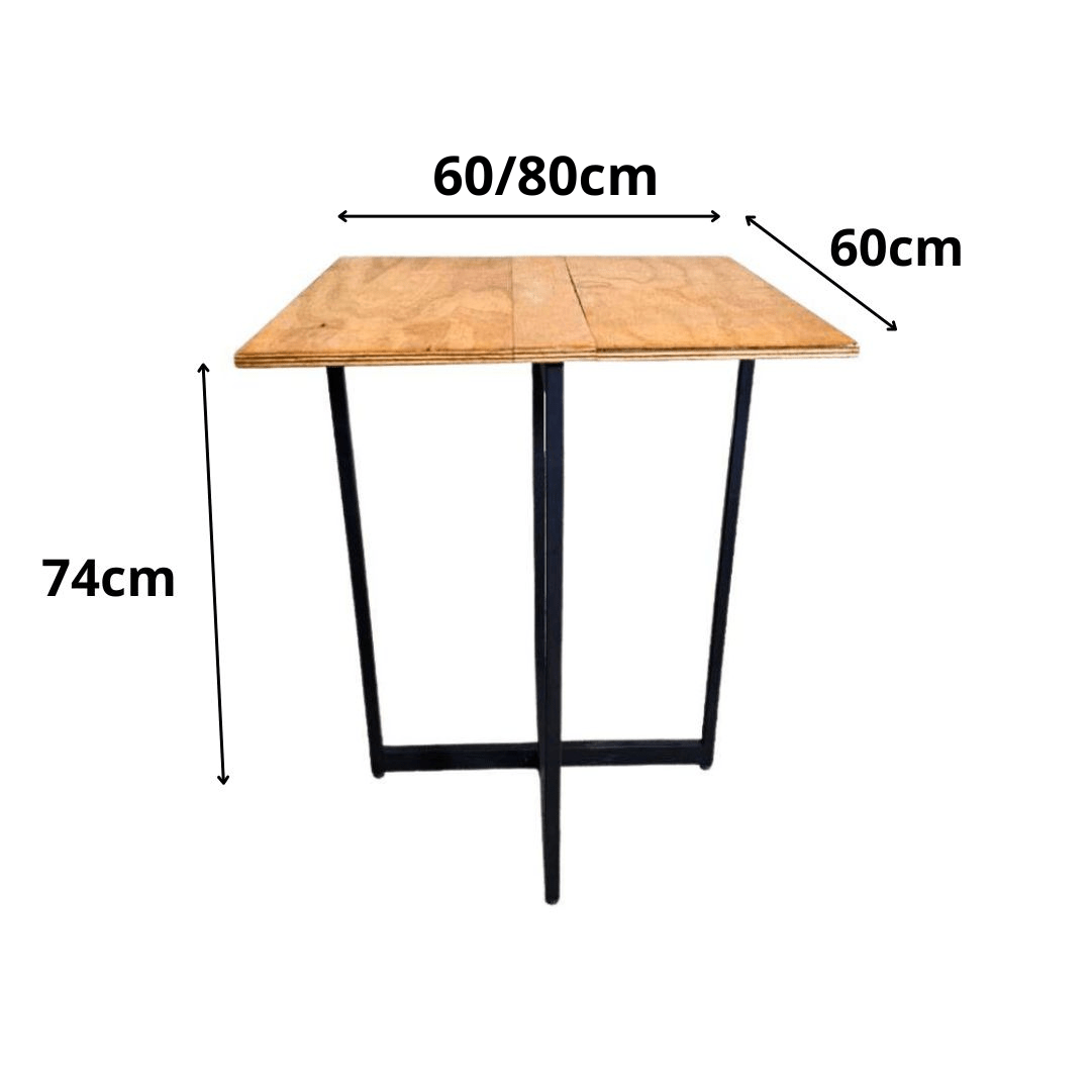 Mesa Dobravel Estilo Industrial Raar - MetaloArt