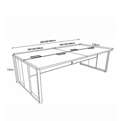 Mesa Escritório Estilo Industrial Heavy - MetaloArt