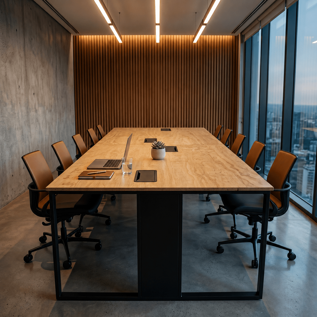 Mesa Escritório Estilo Industrial Heavy - MetaloArt