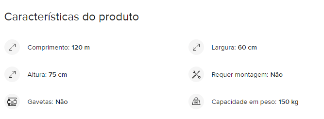 mesa escrivaninha arturo - My Store