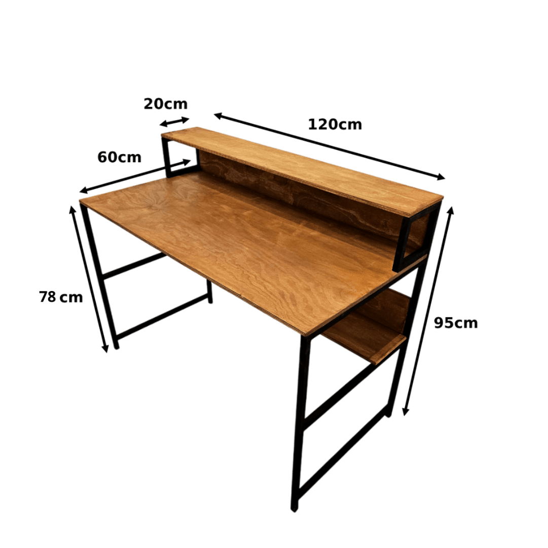 Mesa Escrivaninha Industrial Arturo - MetaloArt