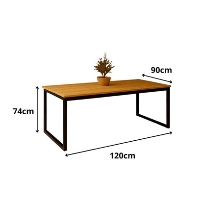 Mesa Estilo Industrial Louvre - MetaloArt