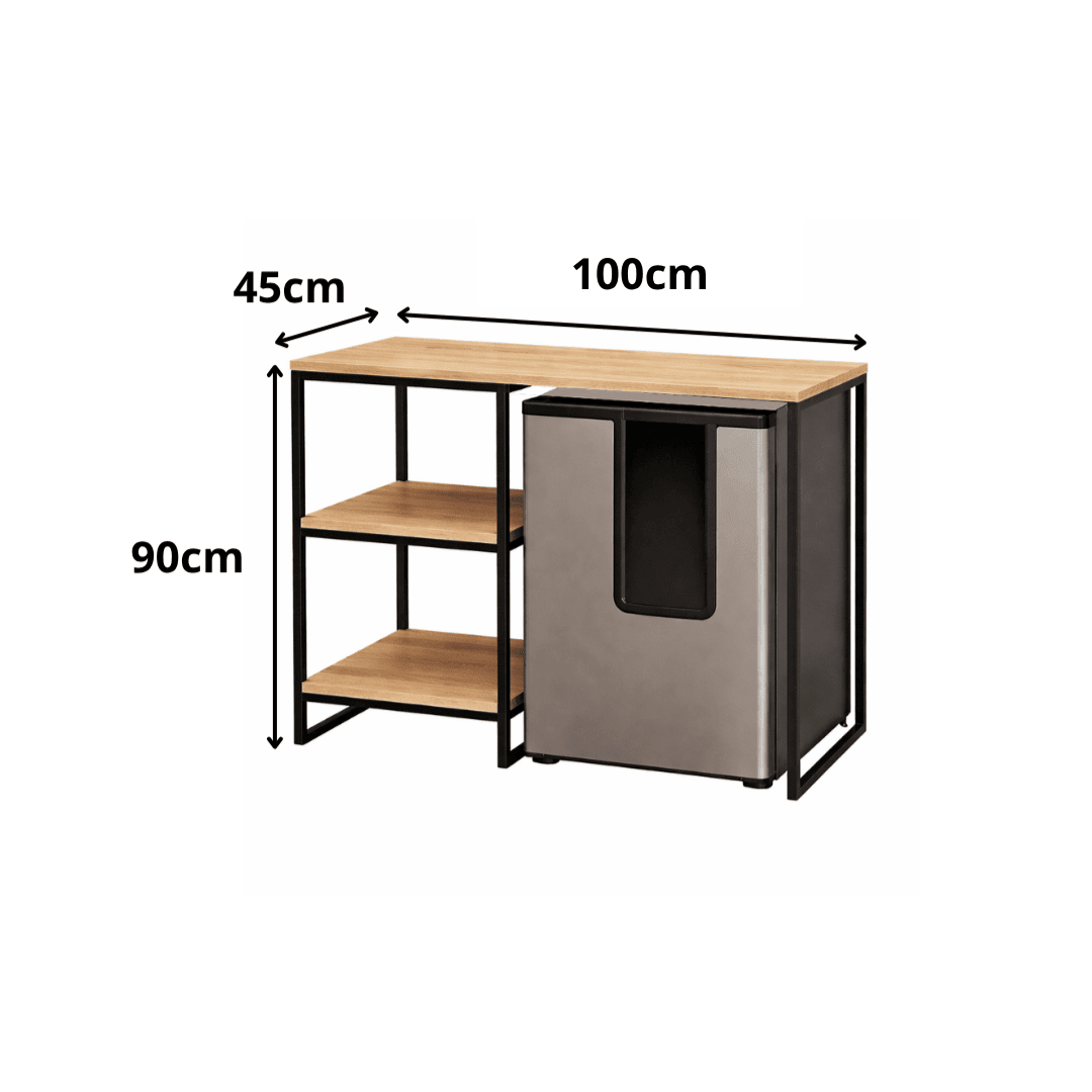 Móvel Estilo Industrial Para Frigobar Adega Cervejeira - MetaloArt