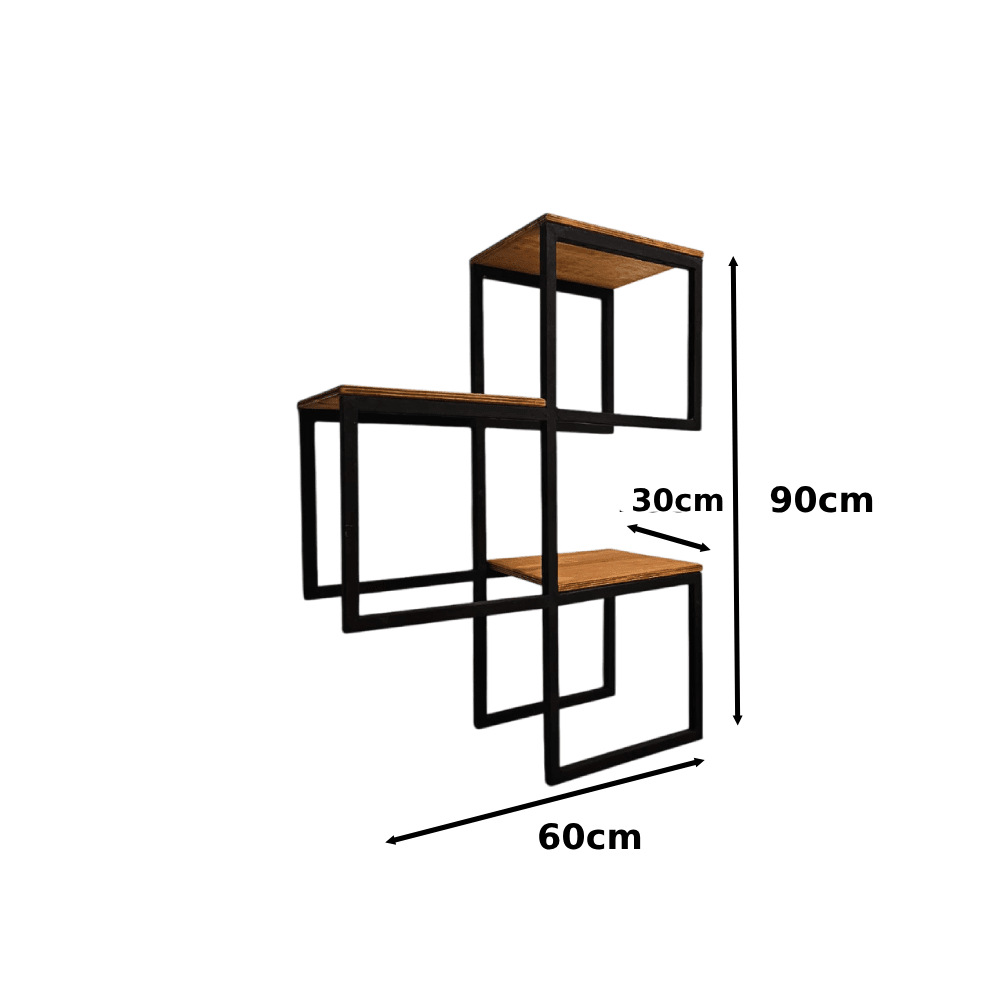Nicho Industrial decorativo Steel - MetaloArt