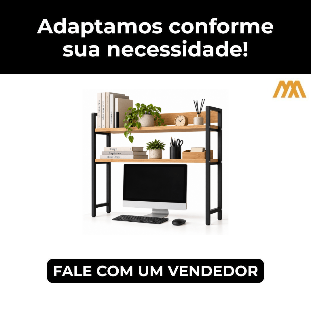 Organizador de Mesa Industrial Grid - MetaloArt