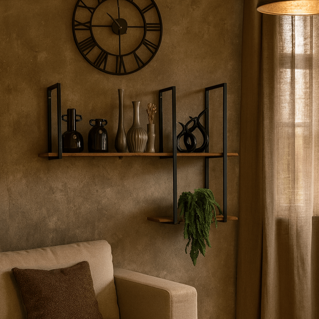 Prateleira comercial/residencial Mess parede ou suspensa - MetaloArt