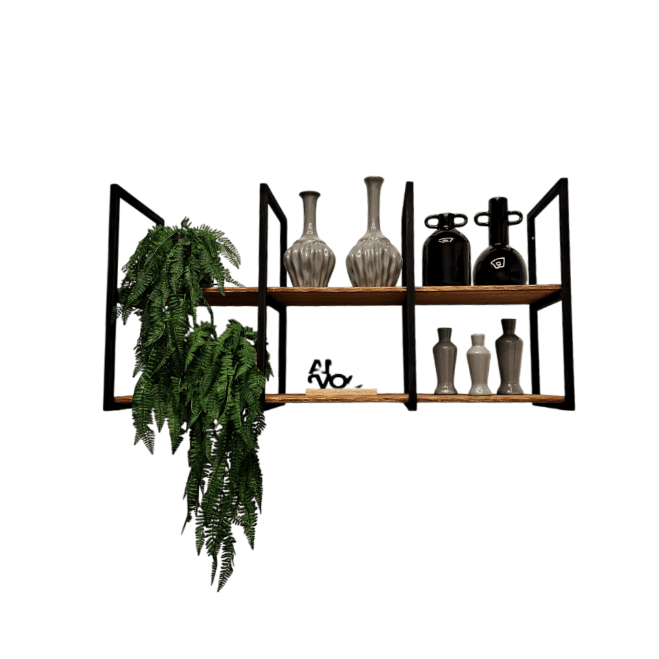 prateleira industrial cozinha suspensa miquely - My Store
