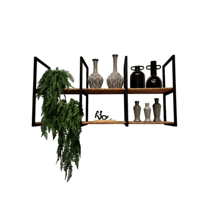 prateleira industrial cozinha suspensa miquely - My Store