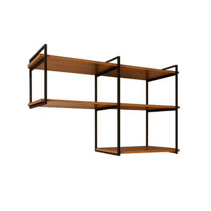 Prateleira Industrial de Parede Aurora - MetaloArt