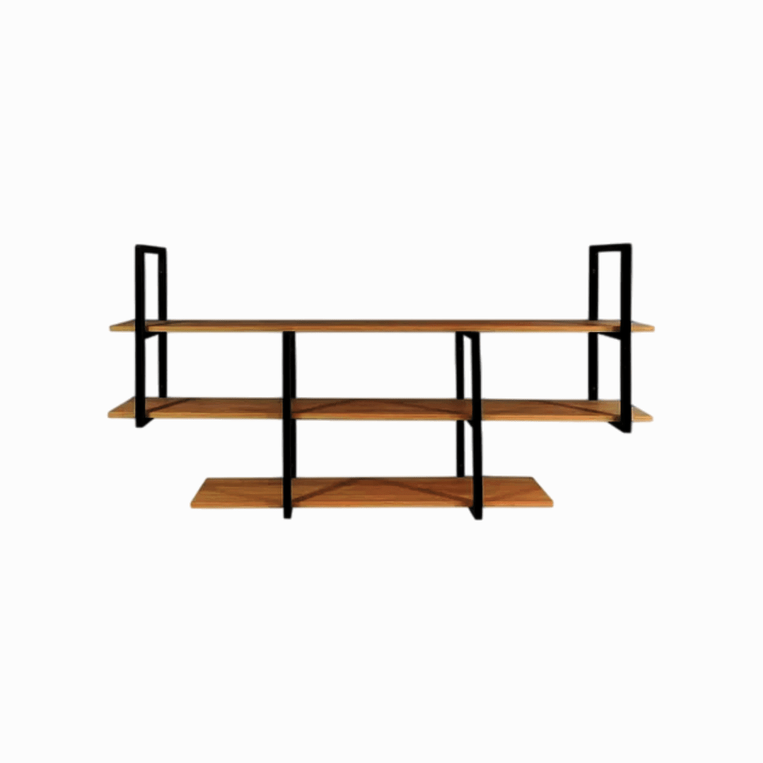Prateleira industrial parede Barr 02 - MetaloArt