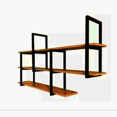prateleira industrial parede barr 120 x 88 x 25 - My Store