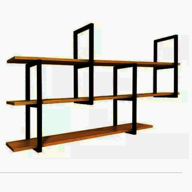 prateleira industrial parede barr 120 x 88 x 25 - My Store