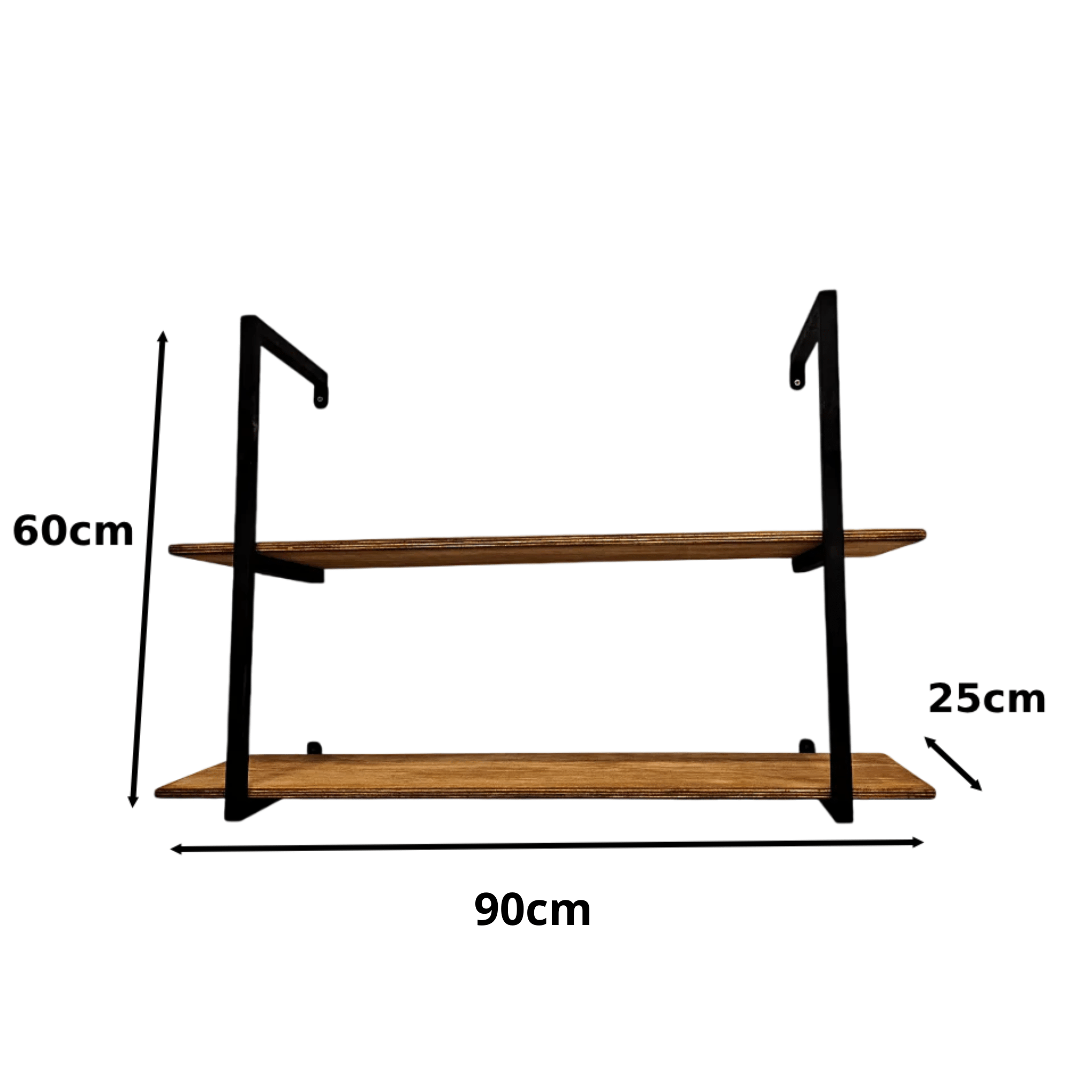 prateleira industrial parede stylus 02 70 x 25 x 60 cm - My Store