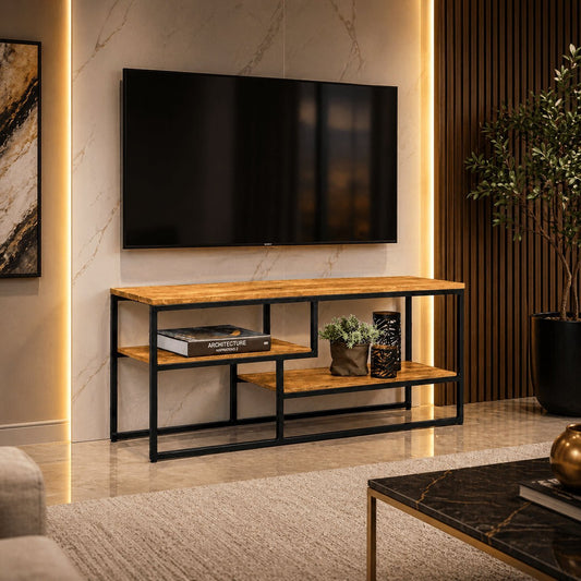 Rack Estilo Industrial Axis - MetaloArt