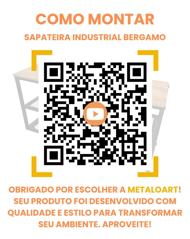 Sapateira Industrial Bergamo Resistente a Água - MetaloArt