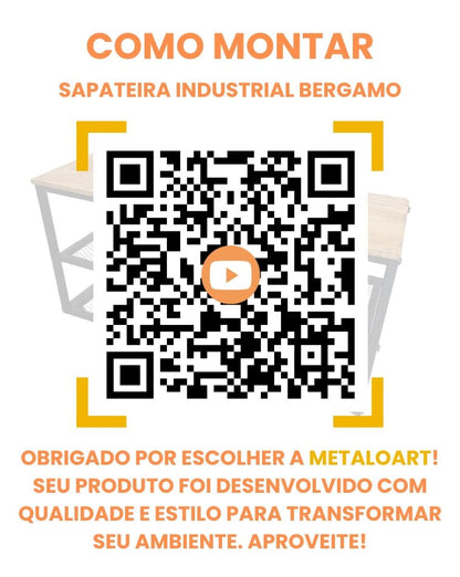 Sapateira Industrial Bergamo Resistente a Água - MetaloArt
