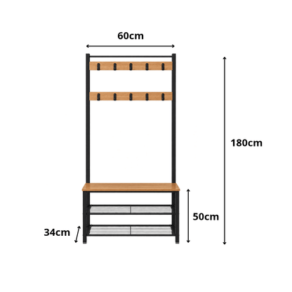 Sapateira Industrial com Cabideiro Duo - MetaloArt