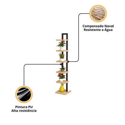 Suporte Plantas Industral Suzy - MetaloArt