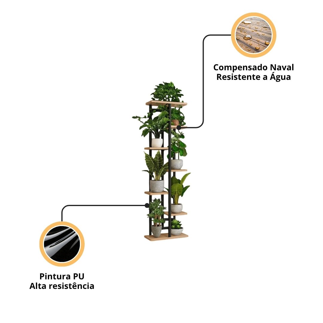 Suporte Plantas Industrial Camily - MetaloArt