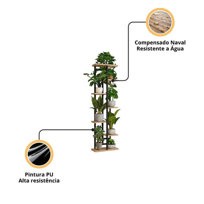 Suporte Plantas Industrial Camily - MetaloArt