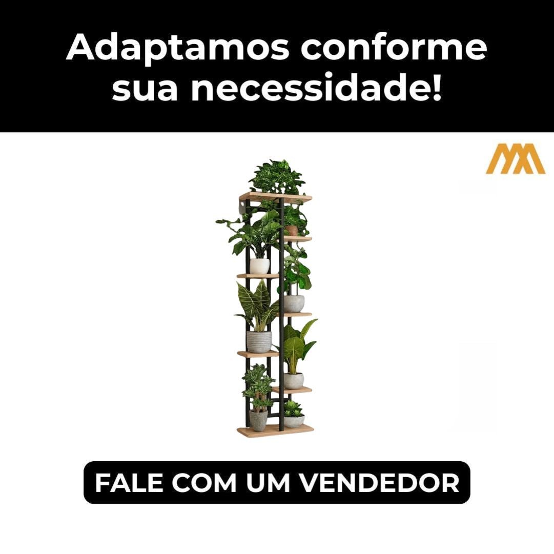 Suporte Plantas Industrial Camily - MetaloArt